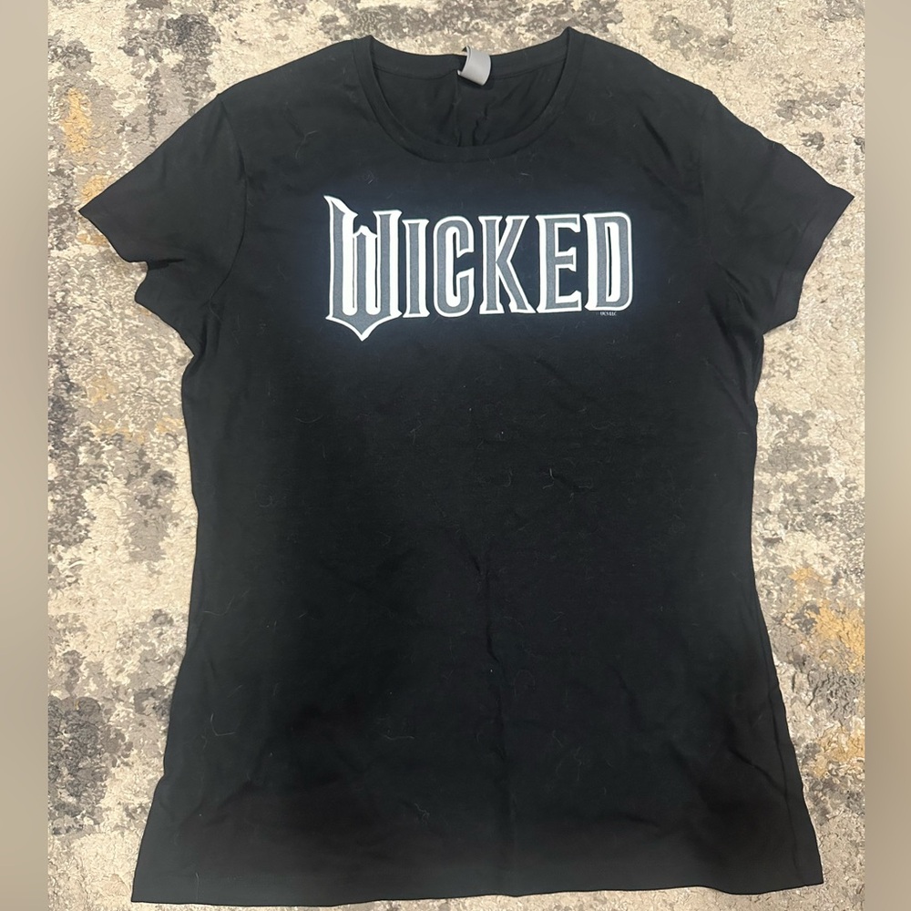 Wicked Black Women's T-Shirt Medium never used new